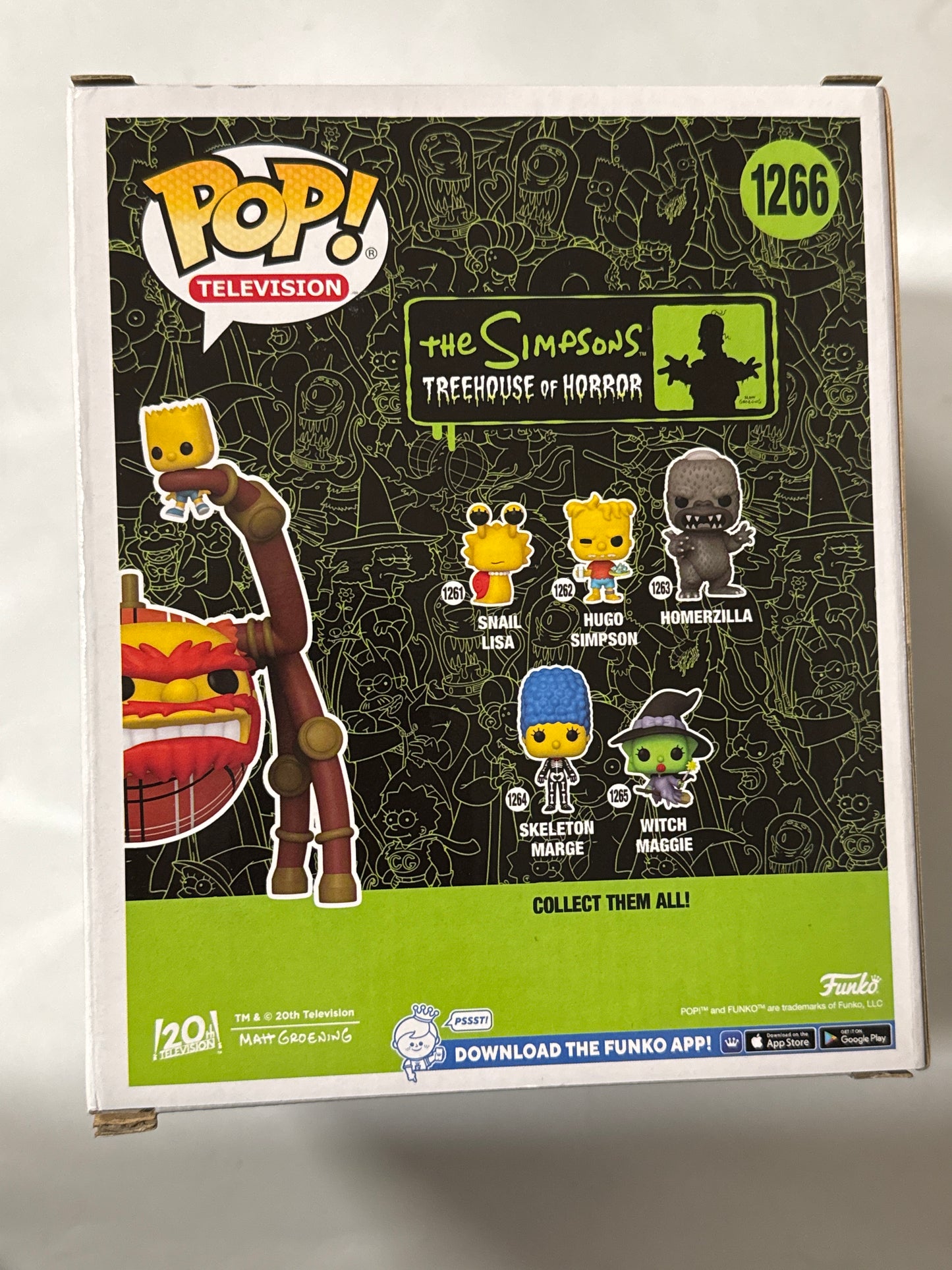 The Simpsons: Treehouse of Horror - Nightmare Willie 6" Pop! Vinyl #1266