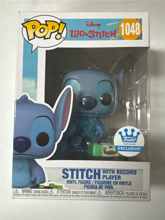 Lilo & Stitch - Stitch with Record Player Pop Vinyl #1048