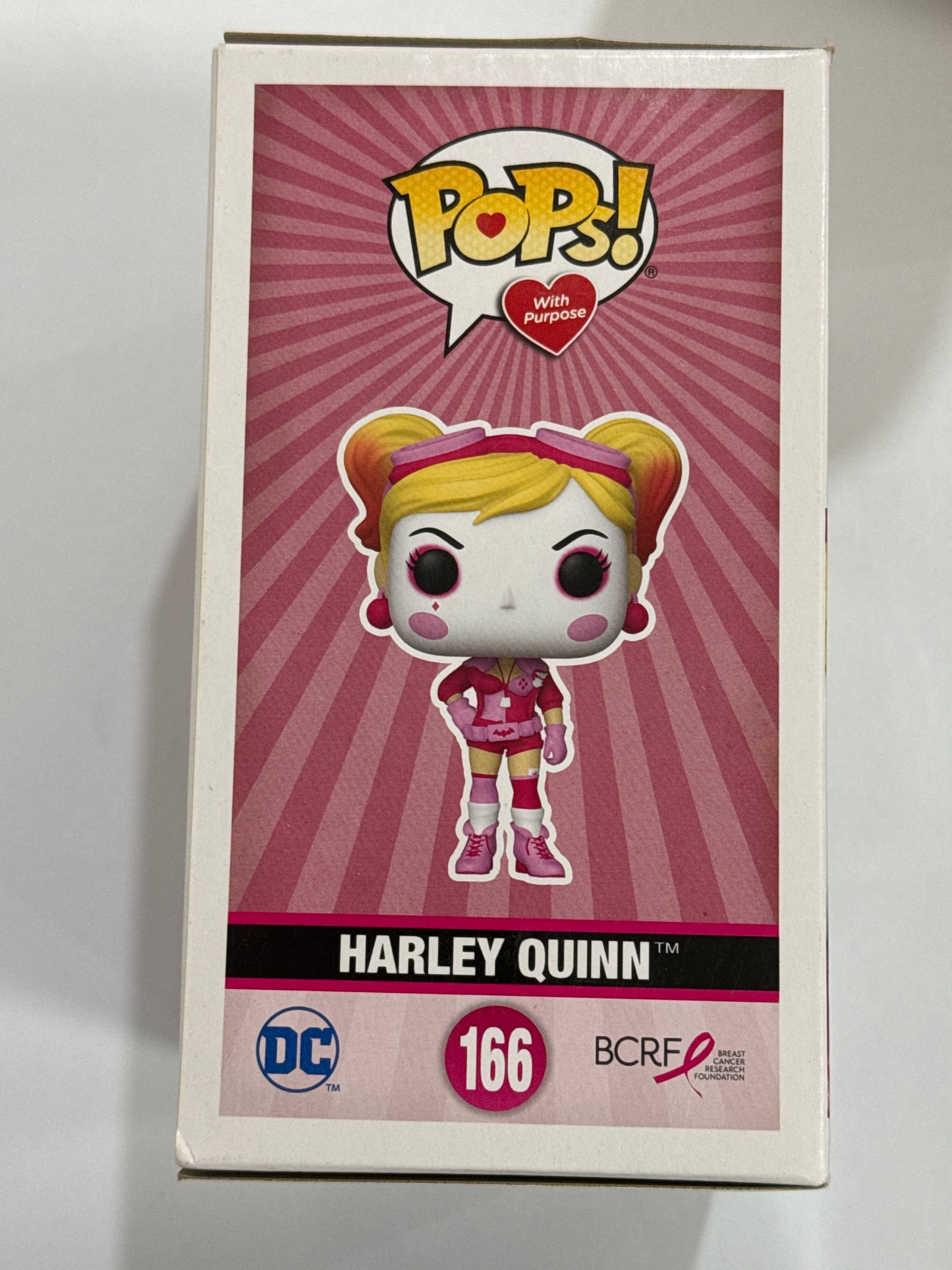 DC Comics Bombshells - Harley Quinn Breast Cancer Awareness Pop! Vinyl #166