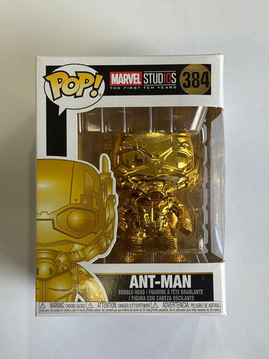 Marvel Studios 10th Anniversary - Ant-Man Gold Chrome Pop! Vinyl #384