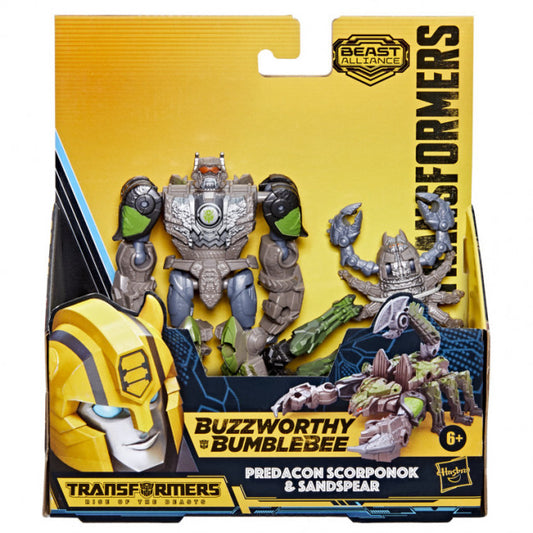 Transformers Rise of the Beasts: Beast Weaponizers Alliance - 2-Pack Predacon Scorponok & Sandspear