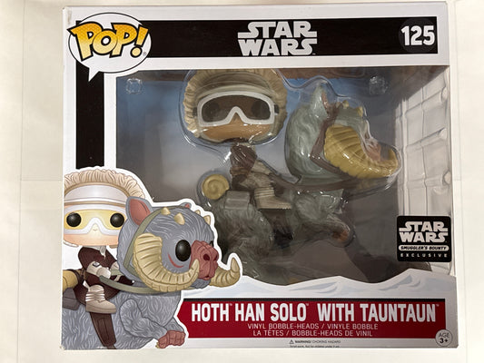 Star Wars - Hoth Han Solo with Tauntaun Smugglers Bounty Exclusive Pop Vinyl #125