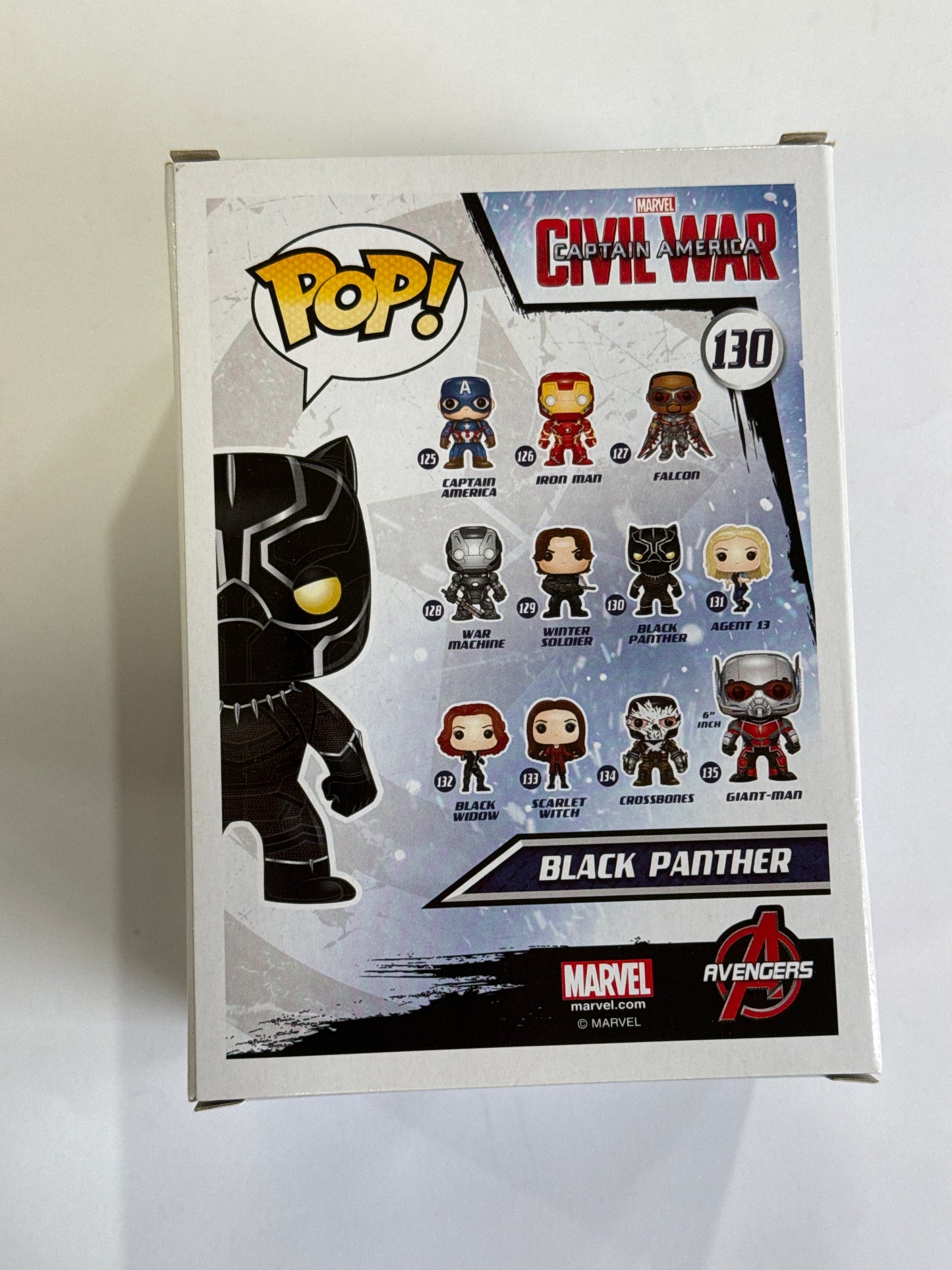 Captain America 3: Civil War - Black Panther Pop! Vinyl #130