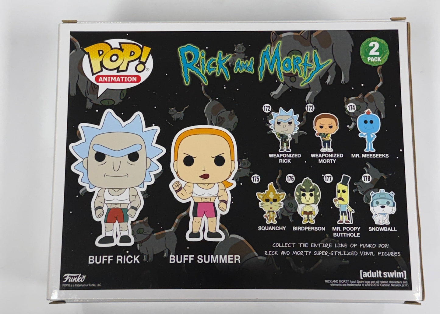 Rick and Morty - Buff Rick / Buff Summer 2017 ECCC 2 pack Pop! Vinyl