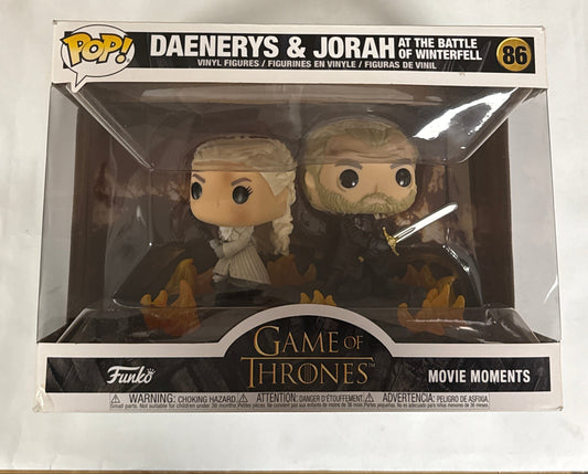 Game of Thrones - Daenerys & Jorah At the Battle of Winterfell Movie Moment Pop! Vinyl #86