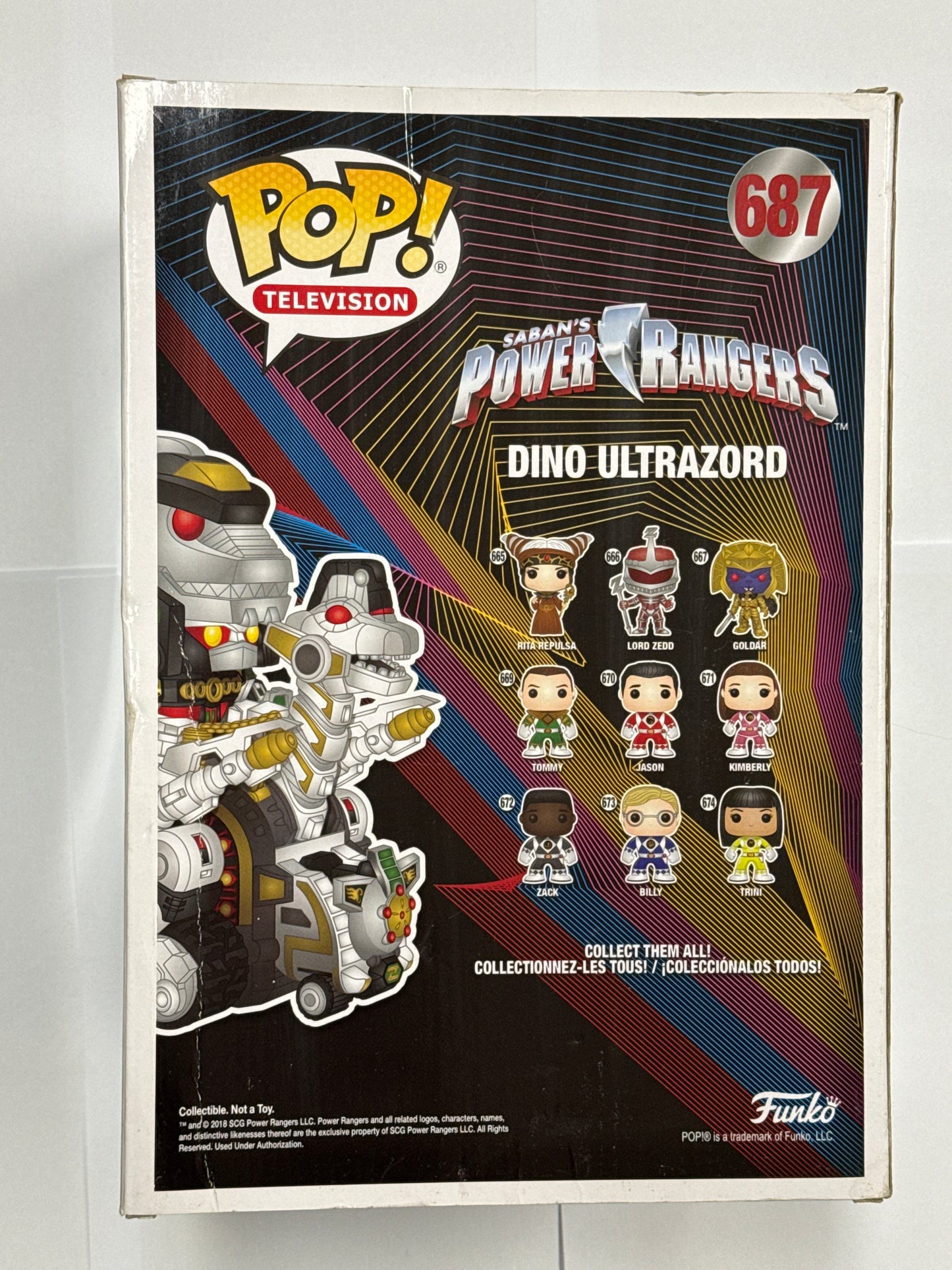 Power Rangers - Dino Ultrazord US Exclusive 10" Pop! Vinyl #687