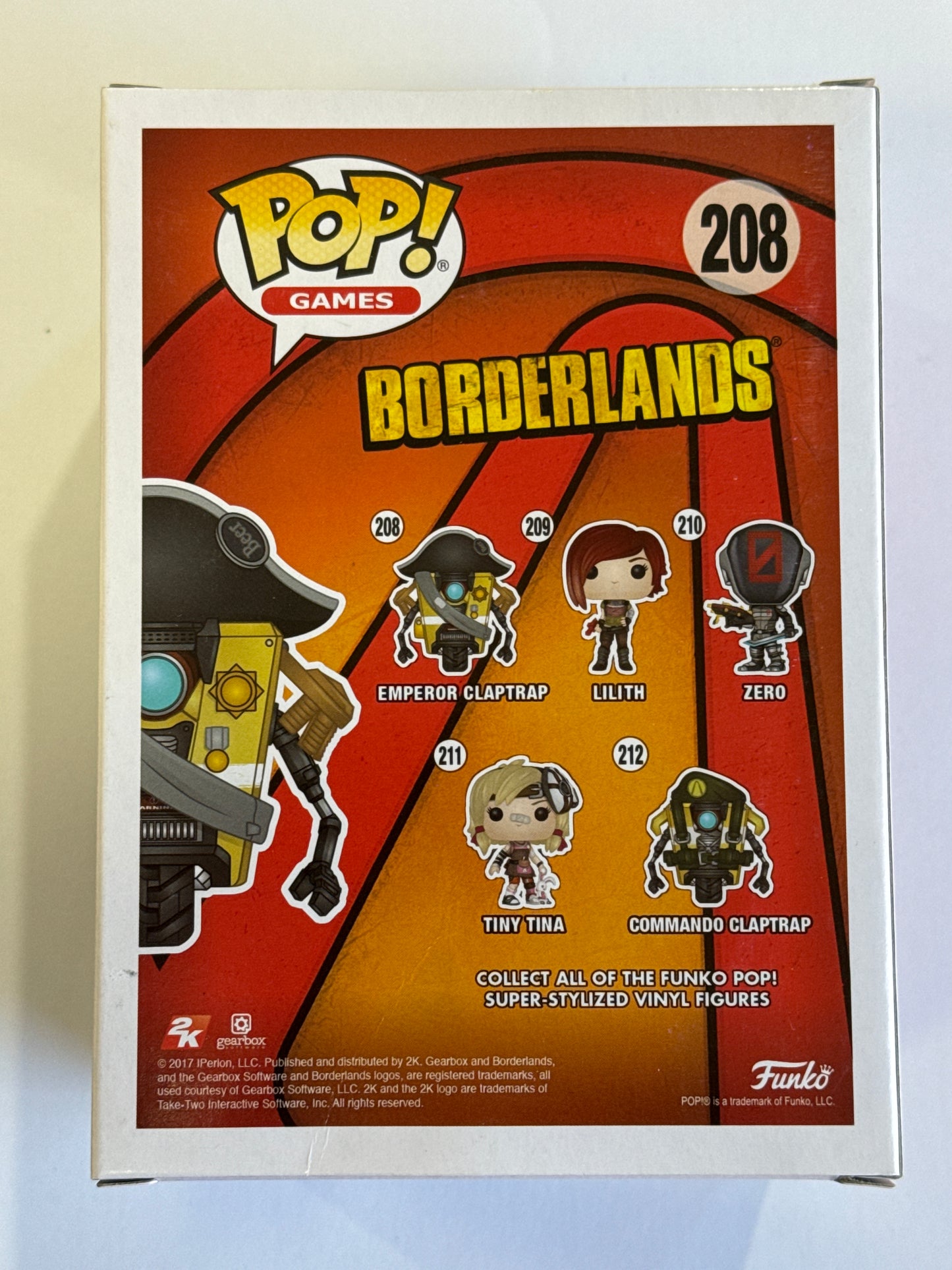 Borderlands - Claptrap (Emperor) Pop Vinyl #208