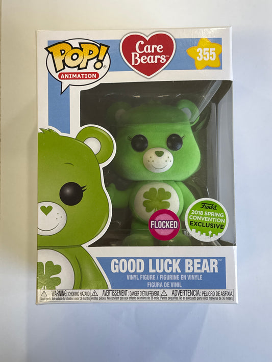 Care Bears - Good Luck Bear (Flocked) 2018 ECCC Summer Convention Pop! Vinyl #355