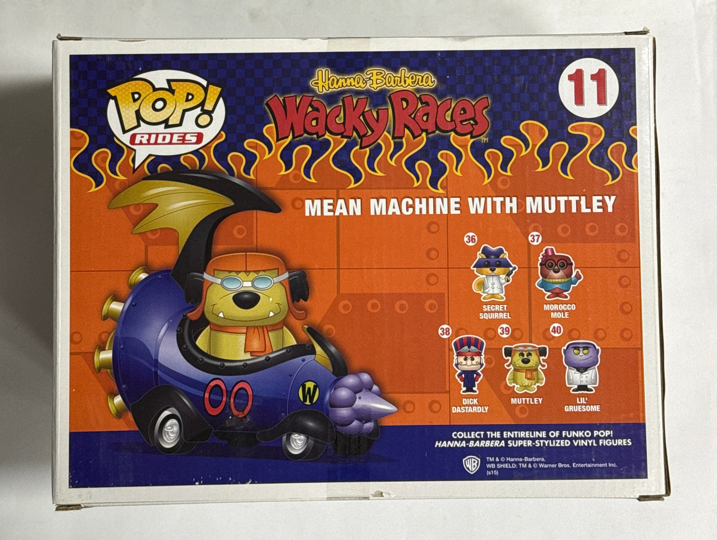 Hanna Barbera Wacky Races - Muttley in Mean Machine Pop Ride #11