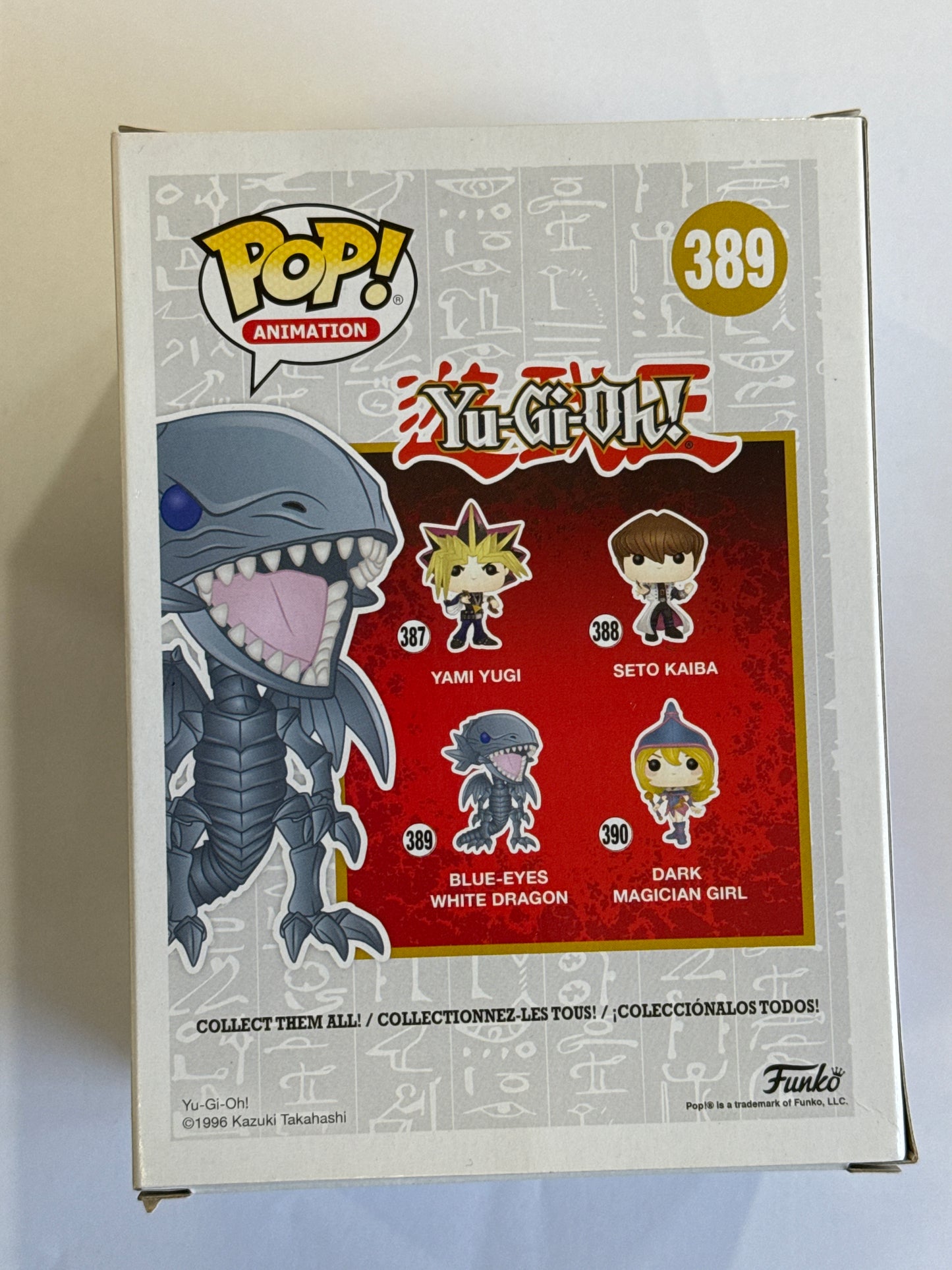 Yu-Gi-Oh! - Blue-Eyes White Dragon Pop! Vinyl #389