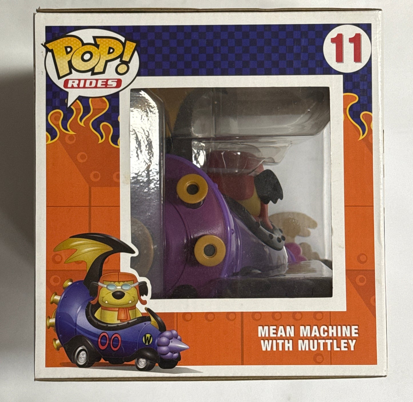 Hanna Barbera Wacky Races - Muttley in Mean Machine Pop Ride #11