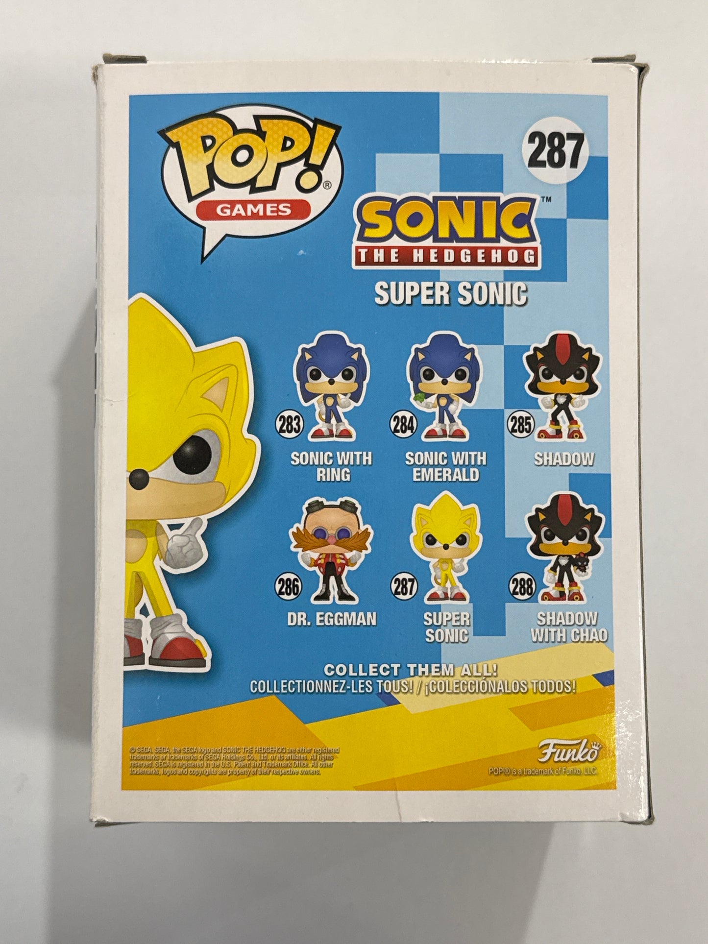 Sonic the Hedgehog - Super Sonic US Exclusive Pop! Vinyl #287