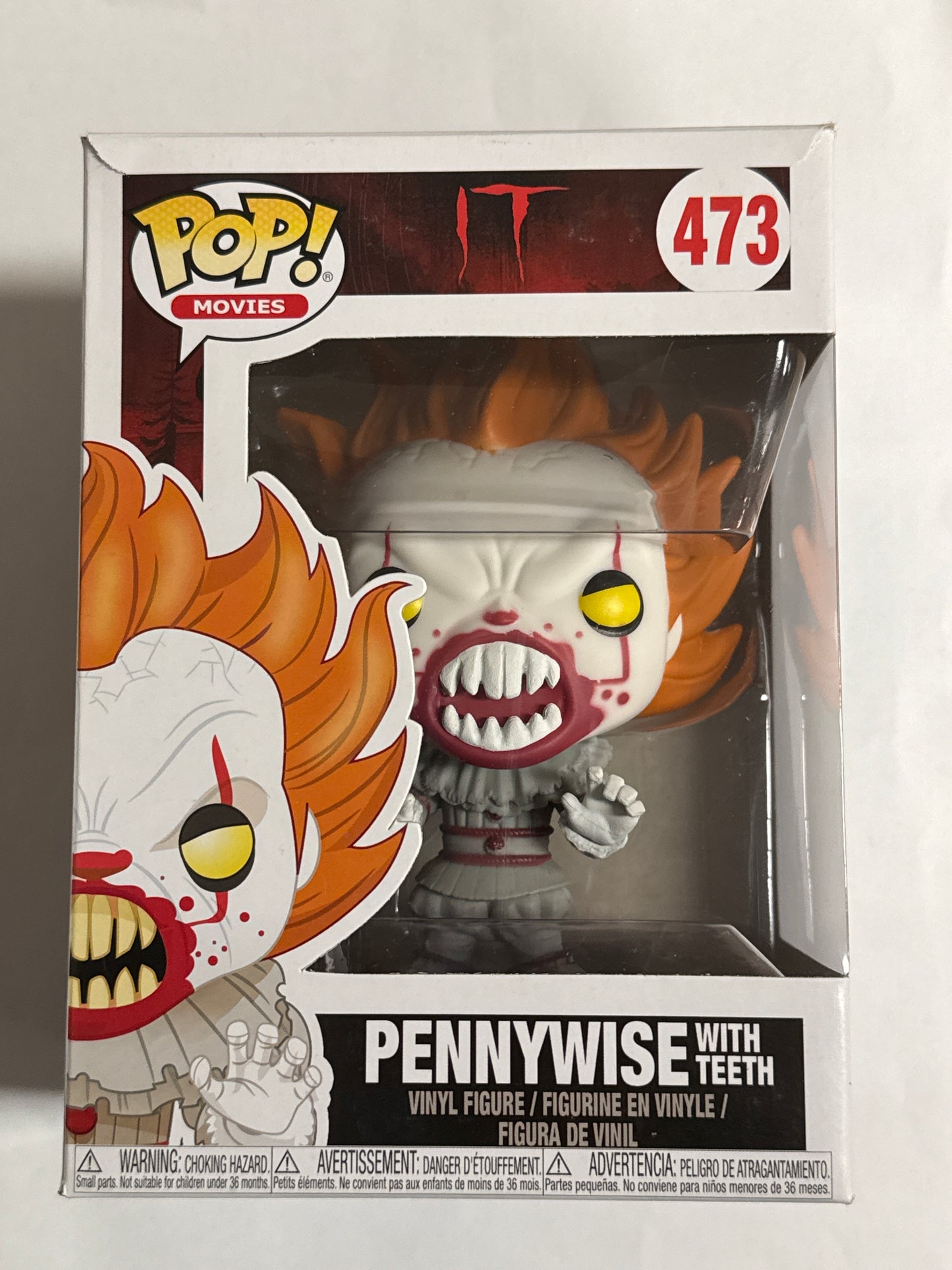 It (2017) - Pennywise with Teeth US Exclusive Pop! Vinyl #473