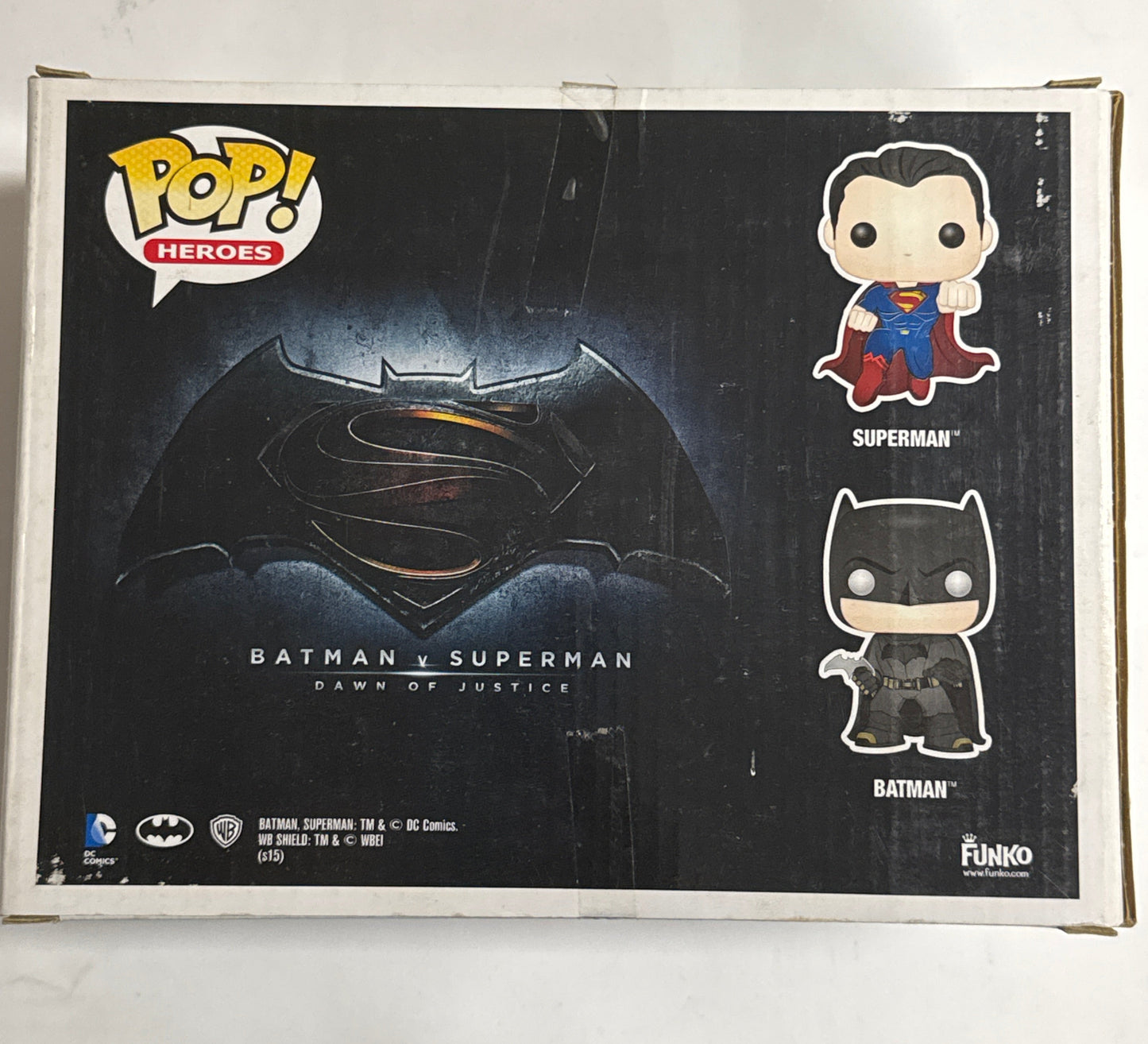Batman v Superman Dawn of Justice - Batman v Superman 2015 SDCC Exclusive 2 Pack Pop Vinyl