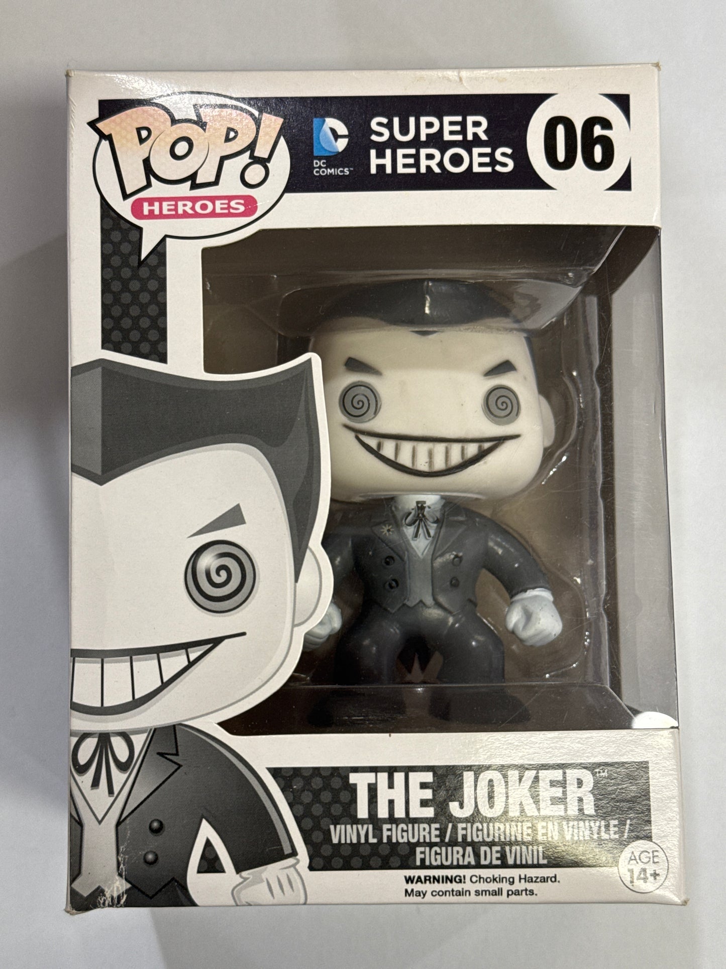 DC Super Heroes - The Joker (Black and White) Pop! Vinyl #06