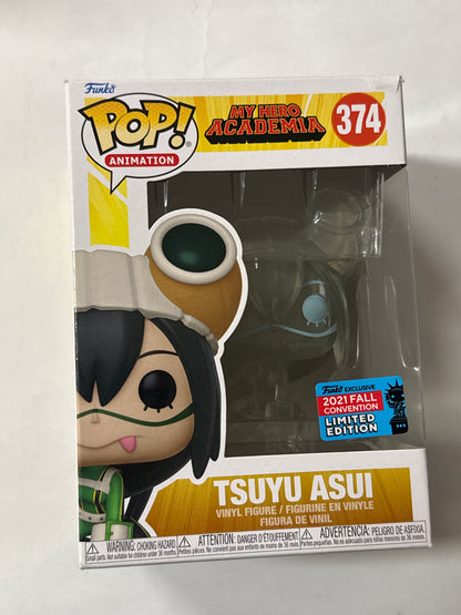 My Hero Academia - Tsuyu Asui Translucent 2021 NYCC Exclusive Pop! Vinyl #374