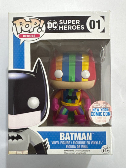 DC Super Heroes - Batman (Rainbow) New York Comic Con Exclusive Pop Vinyl #01