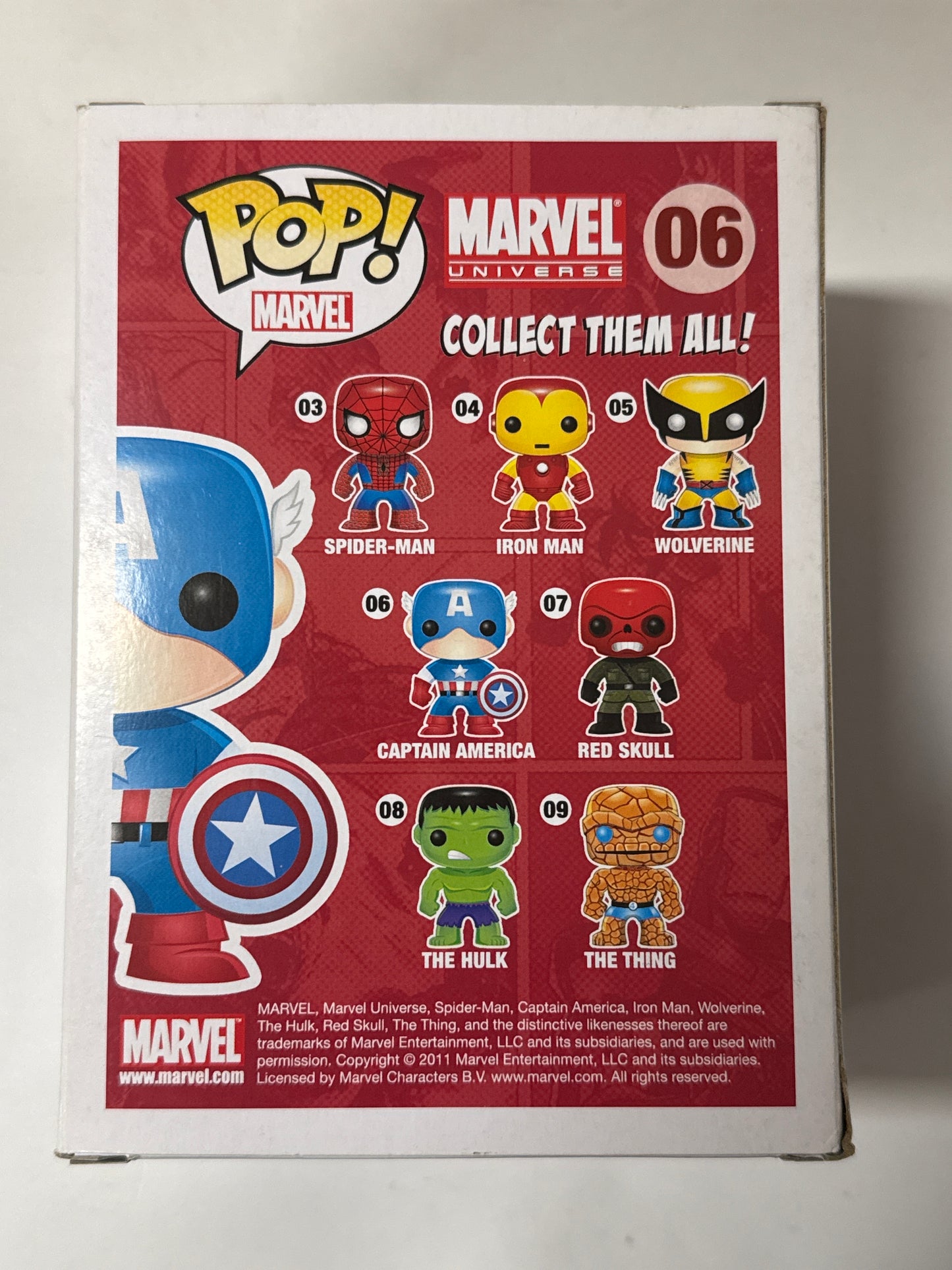 Marvel Comics - Captain America Pop! Vinyl #06