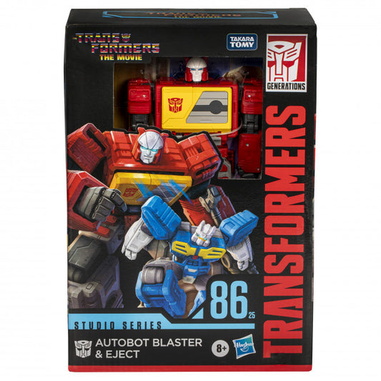 Transformers Studio Series: Voyager Class - The Movie 86-25 Autobot Blaster & Eject