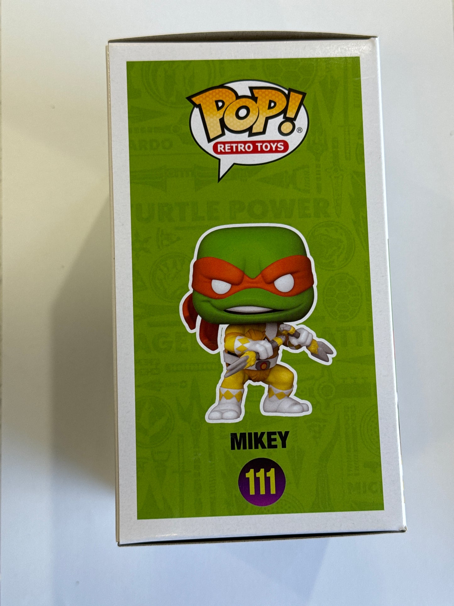 Teenage Mutant Ninja Turtles x Power Rangers  - Mikey 2022 Fall Convention Exclusive Pop Vinyl #111