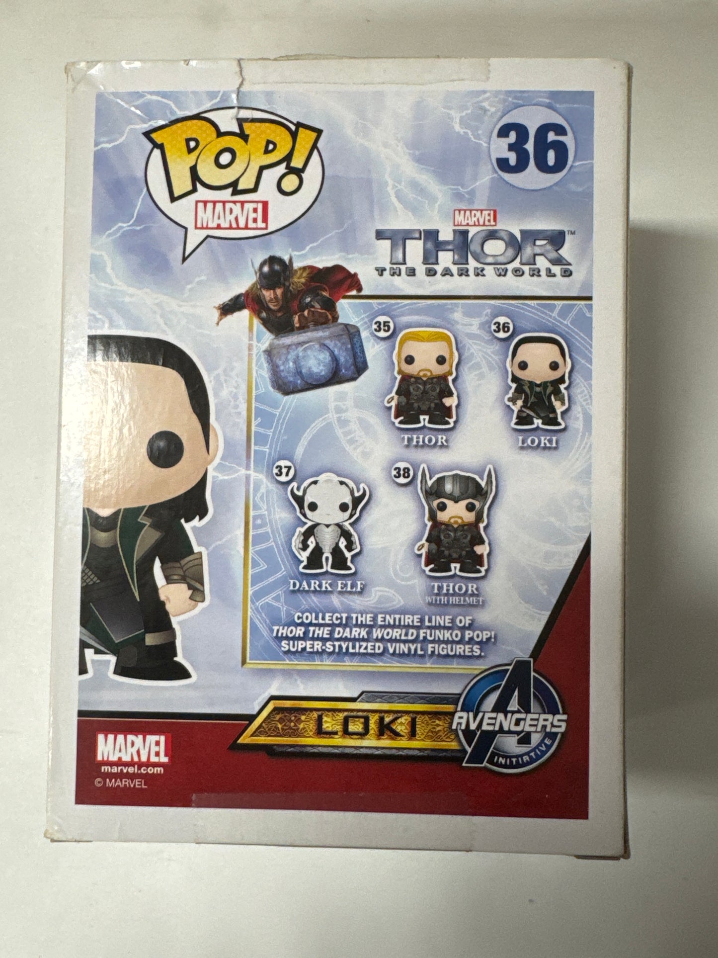 Thor The Dark World - Loki Pop! Vinyl #36