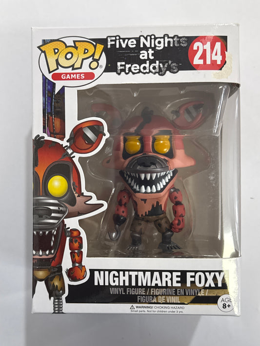 Five Nights at Freddy's - Nightmare Foxy POP! Vinyl #214