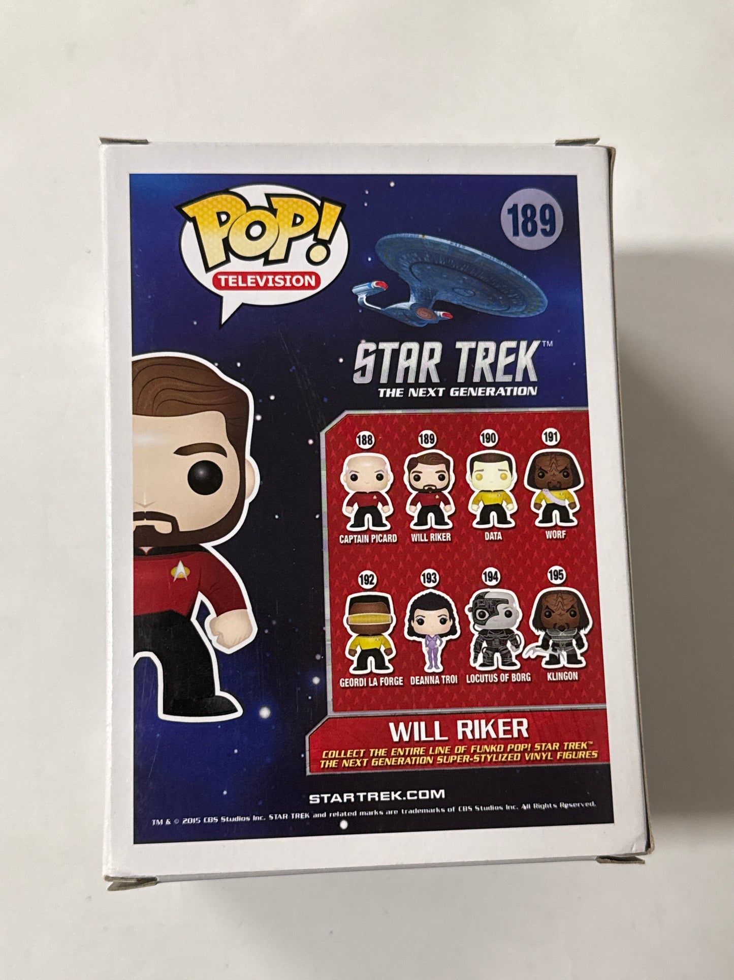 Star Trek - Will Riker Pop! Vinyl Figure #189
