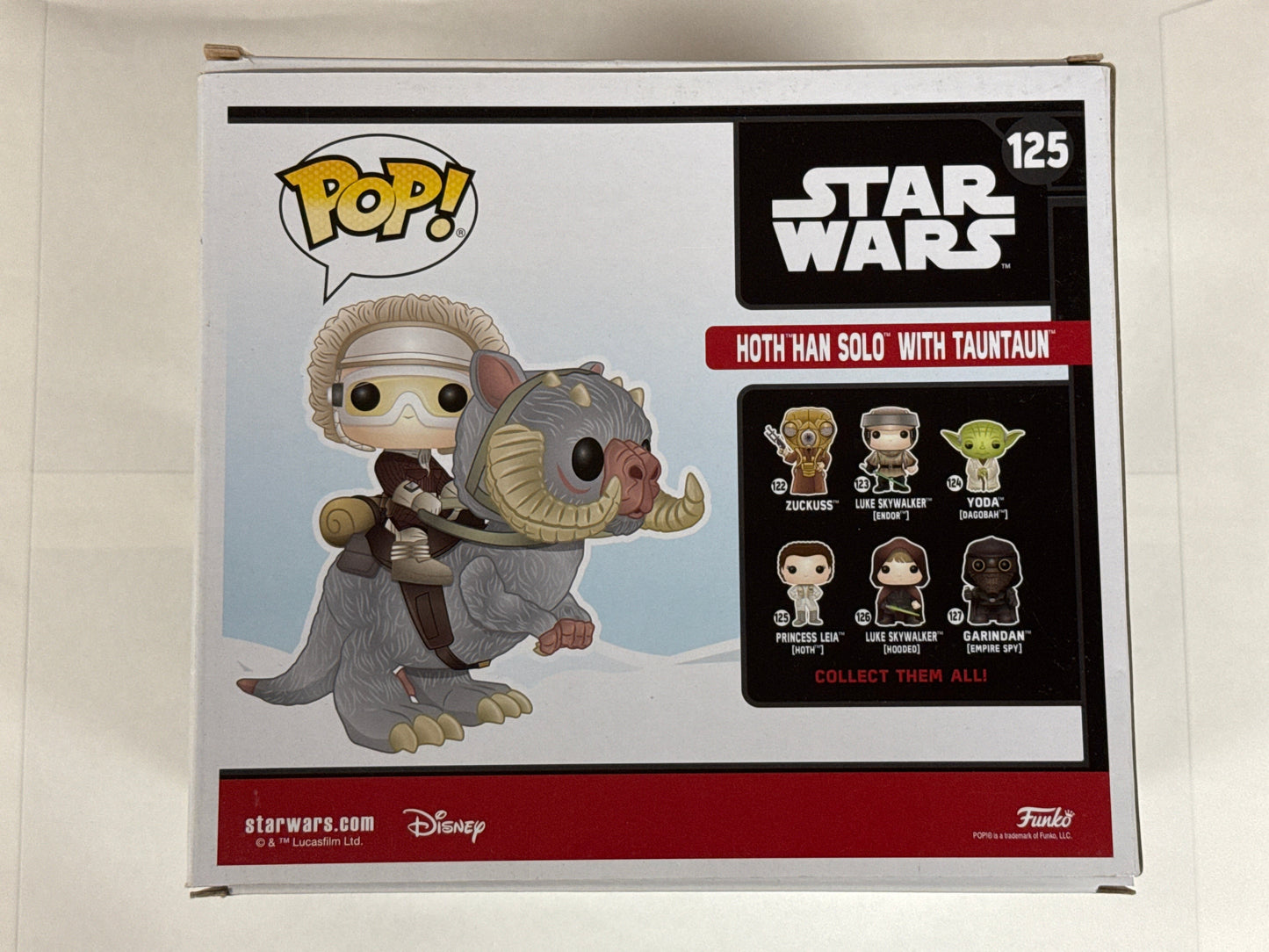 Star Wars - Hoth Han Solo with Tauntaun Smugglers Bounty Exclusive Pop Vinyl #125