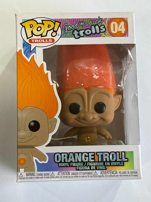 Trolls - Orange Troll with Hair Pop! Vinyl #04