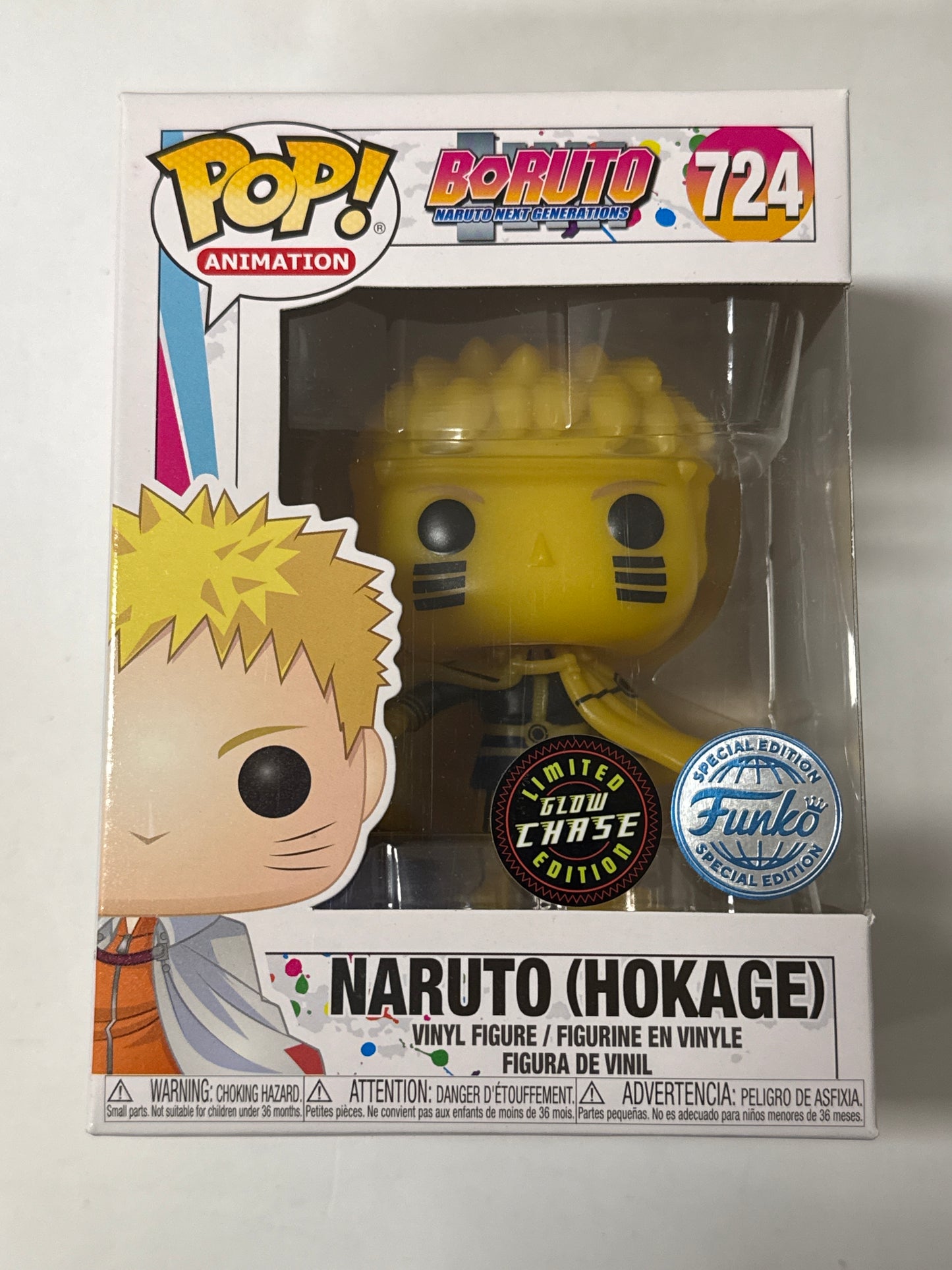 Boruto: Naruto Next Generations - Naruto Hokage (Glow In The Dark) CHASE Pop! Vinyl #724