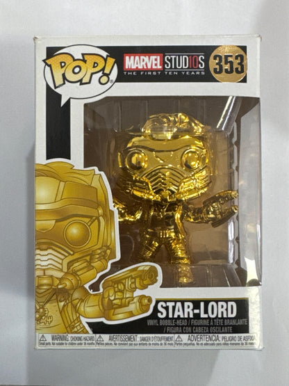 Marvel Studios - Star-Lord (Gold Chrome) Pop! Vinyl #353