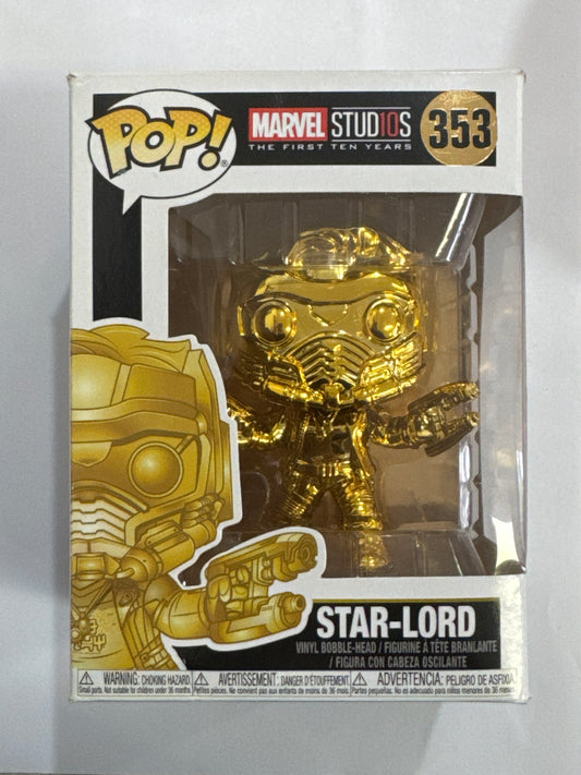Marvel Studios - Star-Lord (Gold Chrome) Pop! Vinyl #353