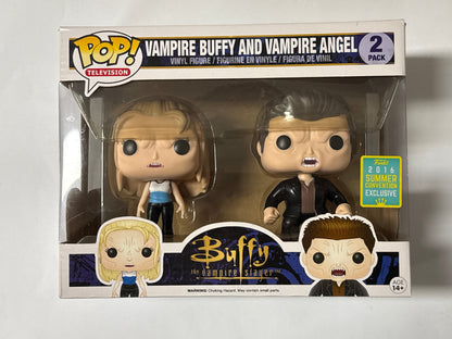 Buffy The Vampire Slayer - Vampire Buffy And Vampire Angel 2016 SDCC 2 Pack Pop Vinyl