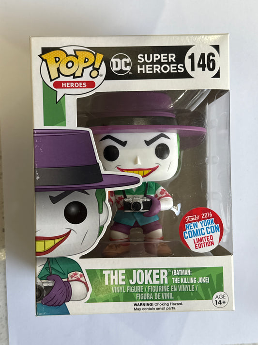 DC Super Heroes - The Joker (Batman: The Killing Joke) 2016 NYCC POP! Vinyl #146
