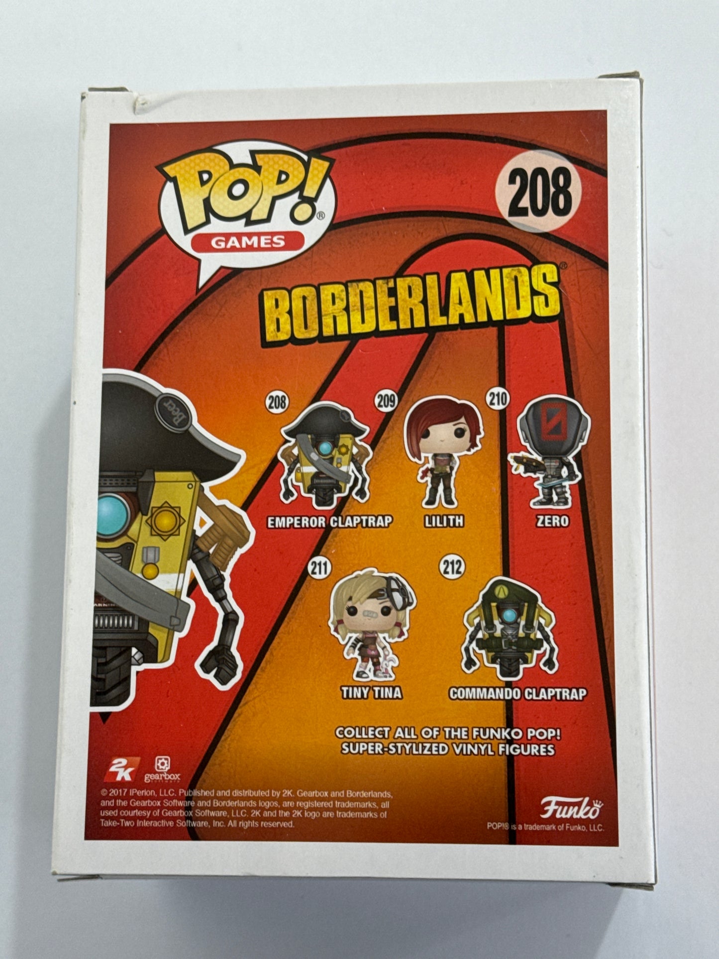 Borderlands - Claptrap (Emperor) Pop Vinyl #208