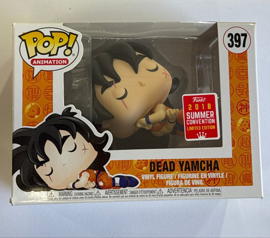 Dragon Ball Z - Dead Yamcha  2018 Funko Store Sticker Summer Convention Exclusive POP! Vinyl #397