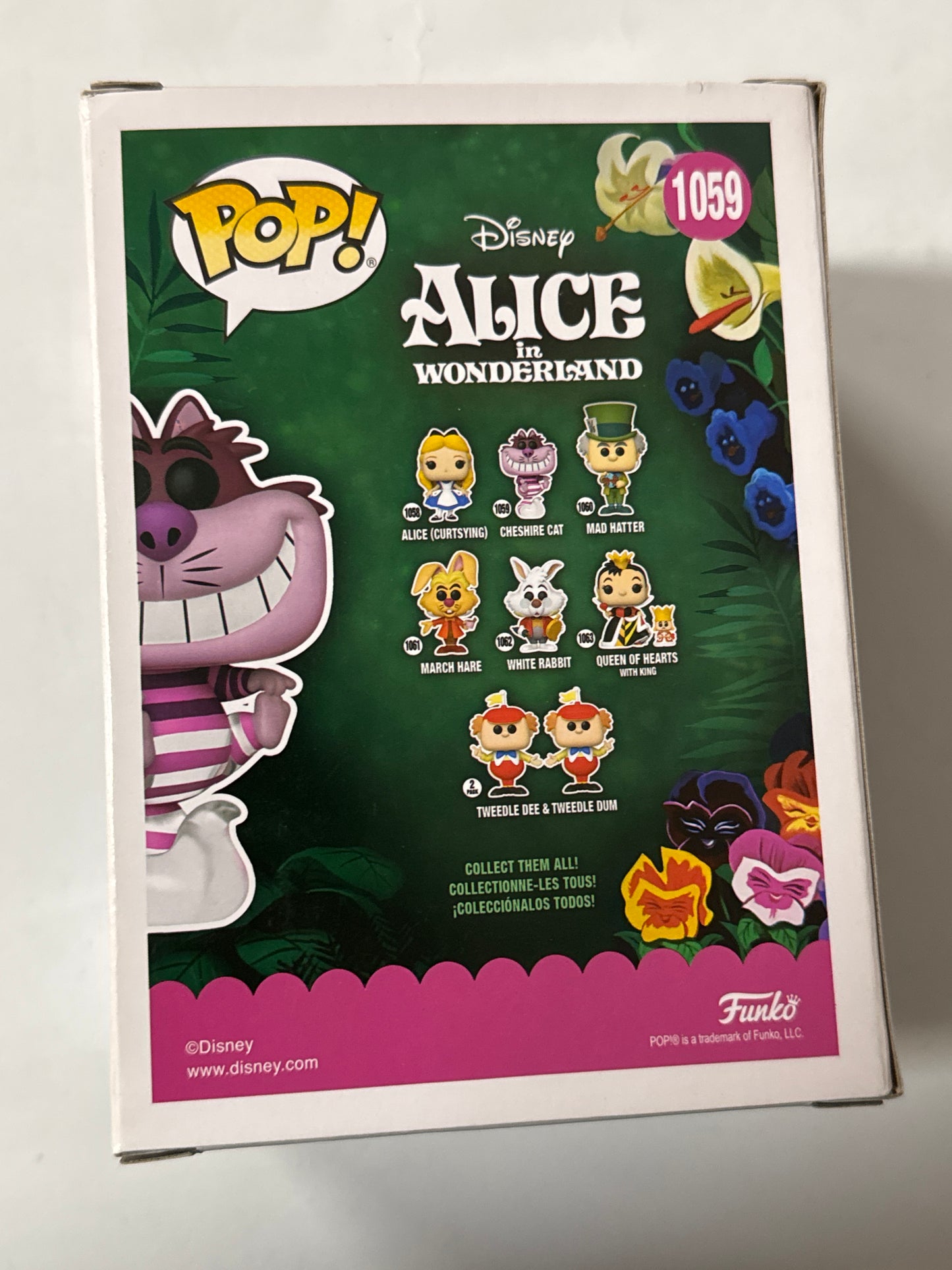Alice in Wonderland (1951) - Cheshire Cat (Translucent) 70th Anniversary Pop! Vinyl #1059