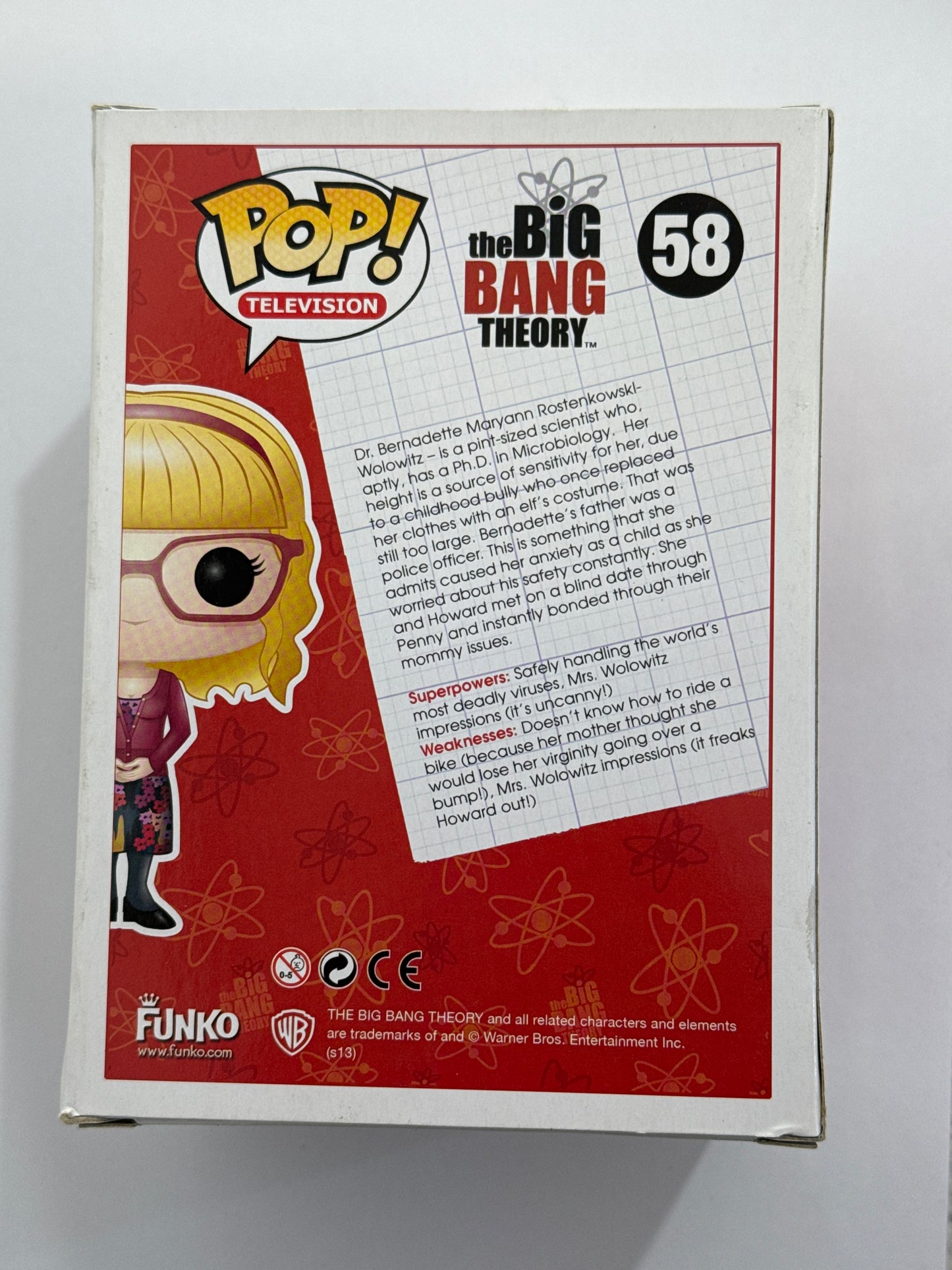 The Big Bang Theory - Bernadette Rostenkowski-Wolowitz Pop Vinyl #58
