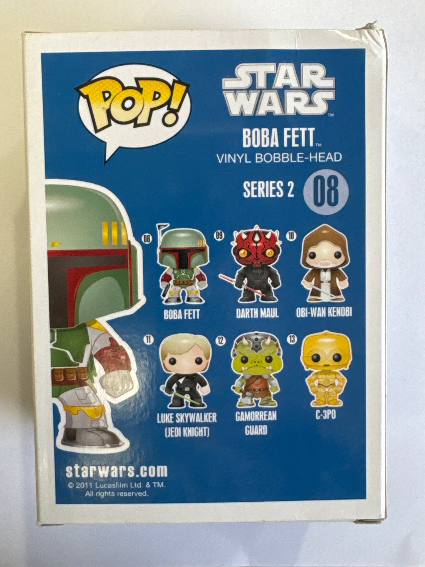 Star Wars - Boba Fett Blue Box Pop! Vinyl #08