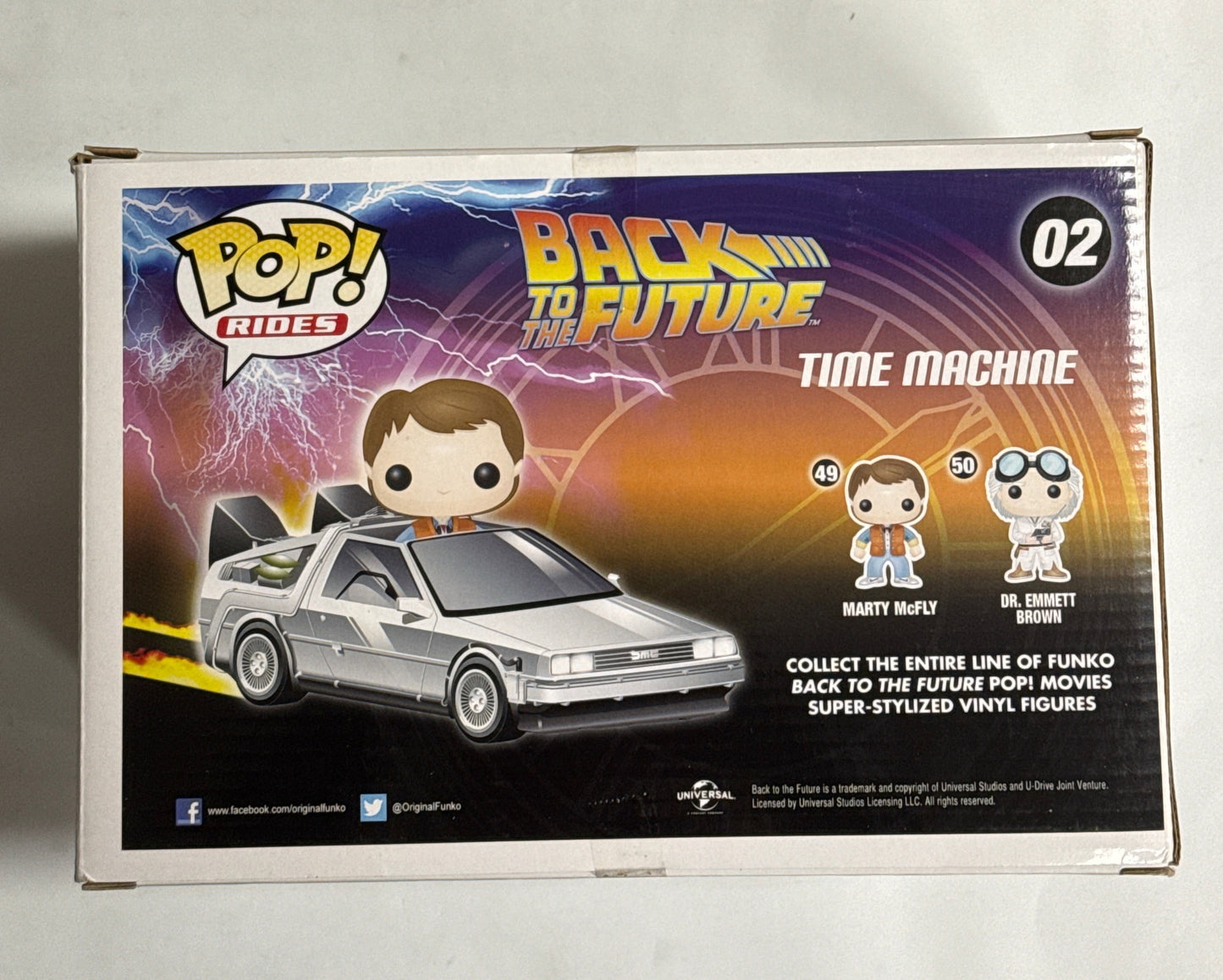 Back to the Future - Marty McFly In DeLorean Pop Vinyl #02