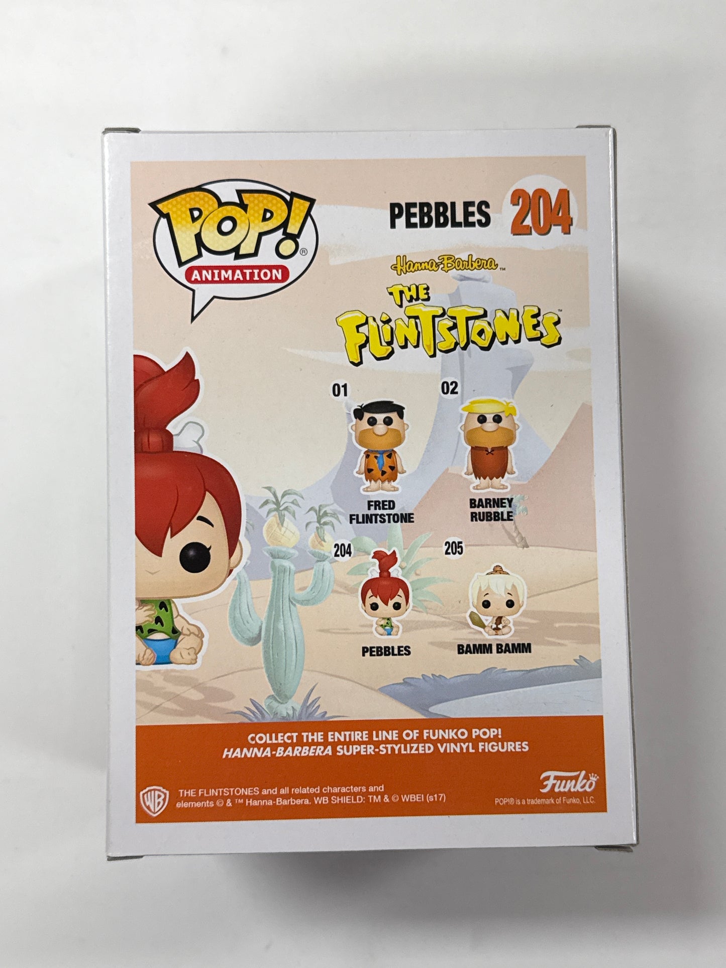 The Flintstones - Pebbles Funko Shop Exclusive Pop Vinyl #204