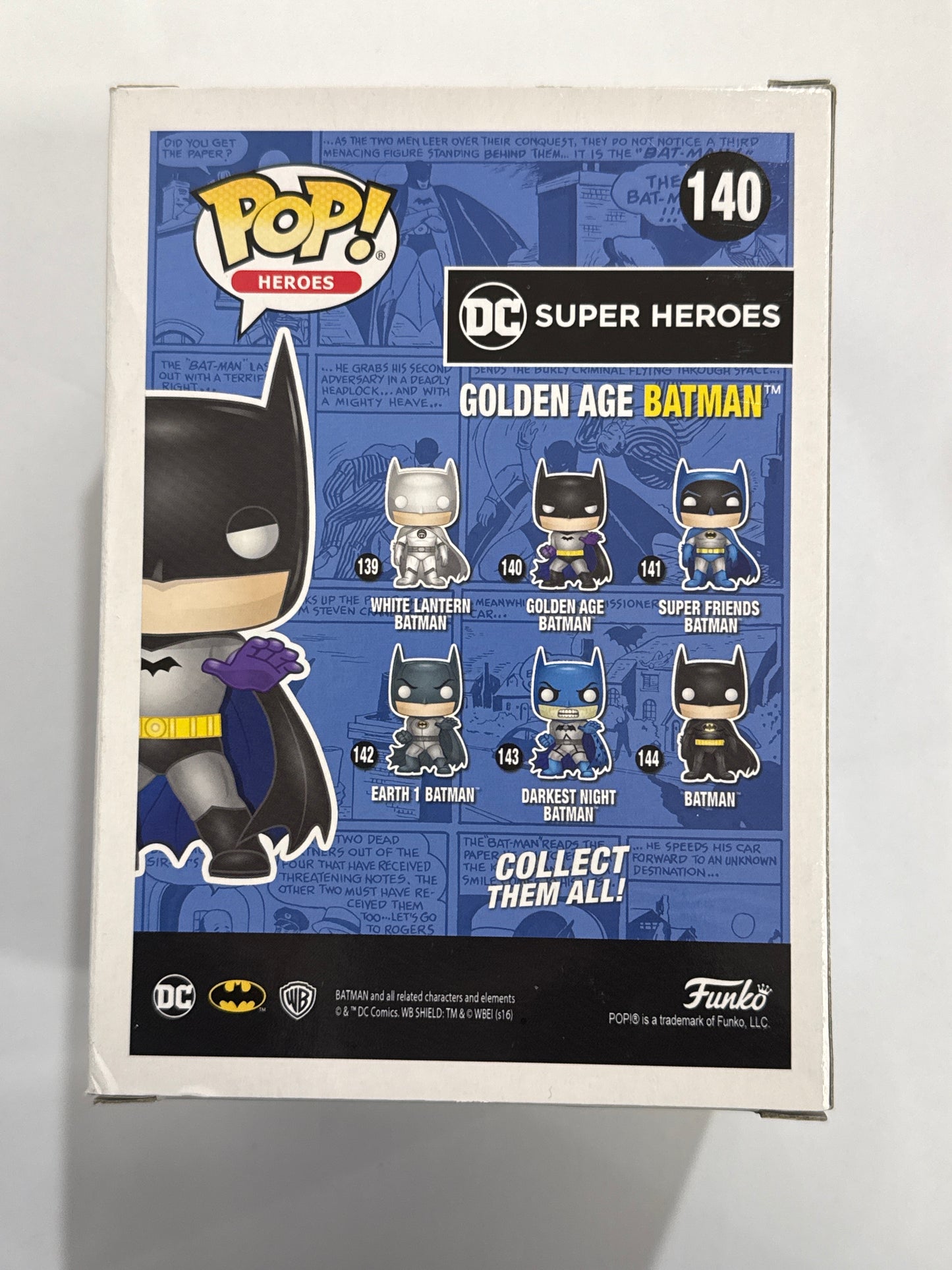 DC Super Heroes - Golden Age Batman Pop! Vinyl #140