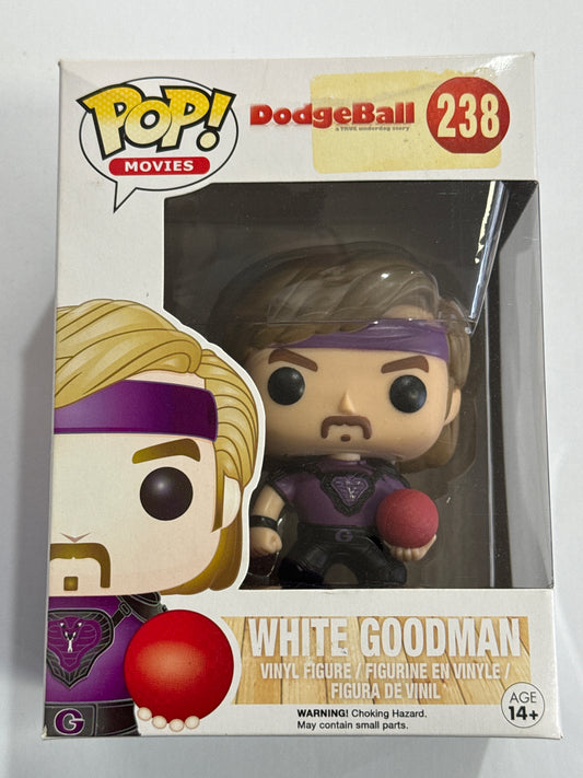 Dodgeball - White Goodman Pop Vinyl #238