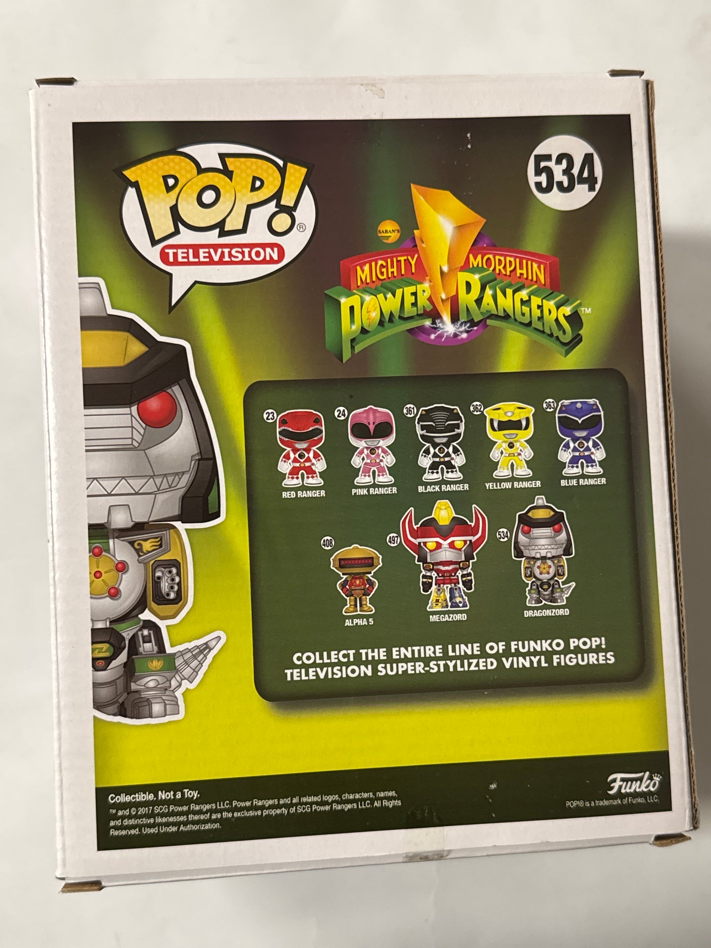 Mighty Morphin Power Rangers - Dragonzord 2017 New York Fall Exclusive Pop! Vinyl #534