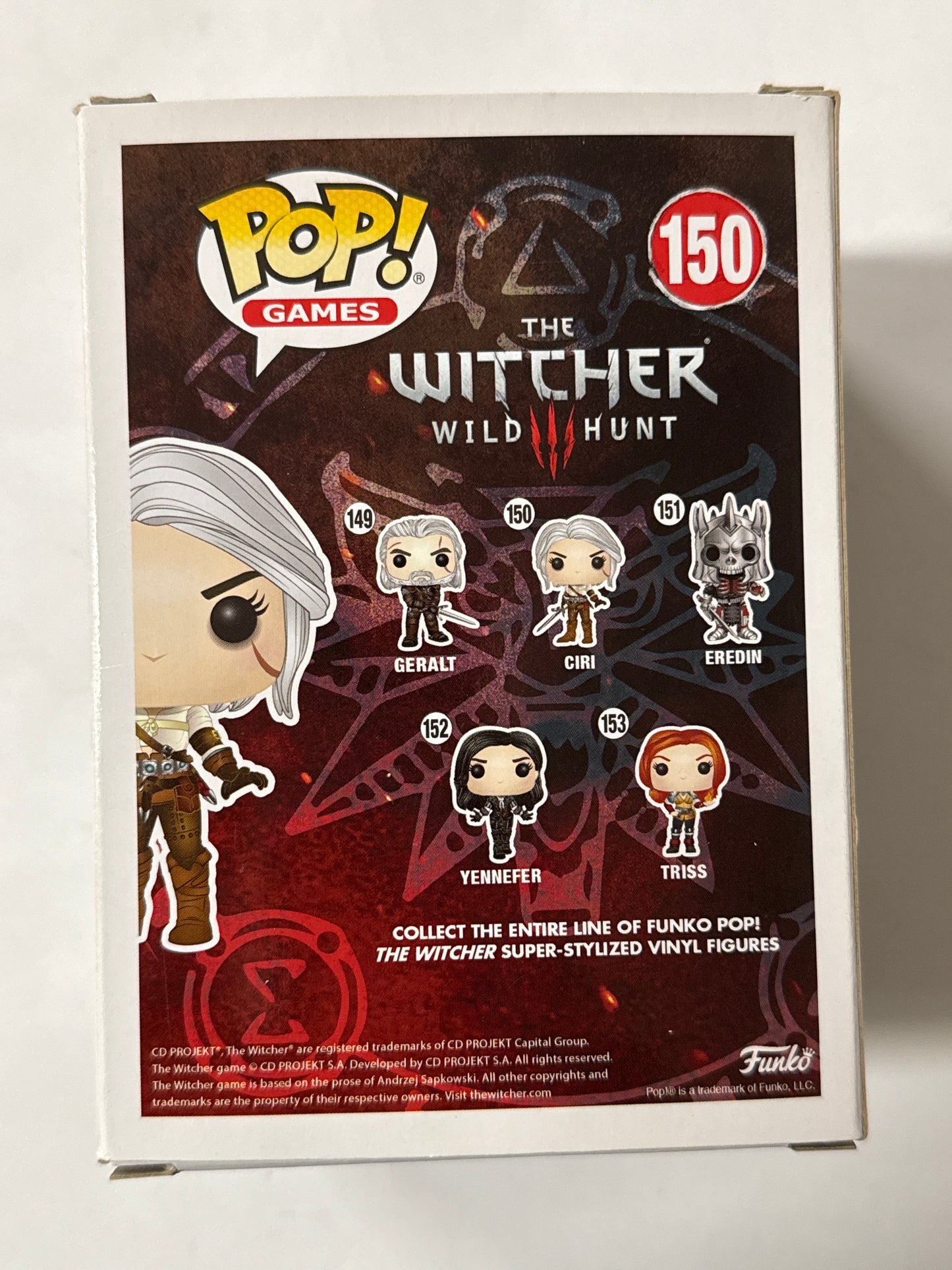 The Witcher Wild Hunter - Ciri Pop! Vinyl #150