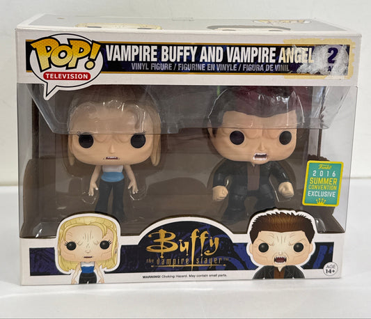 Buffy The Vampire Slayer - Vampire Buffy And Vampire Angel 2016 SDCC 2 Pack Pop Vinyl