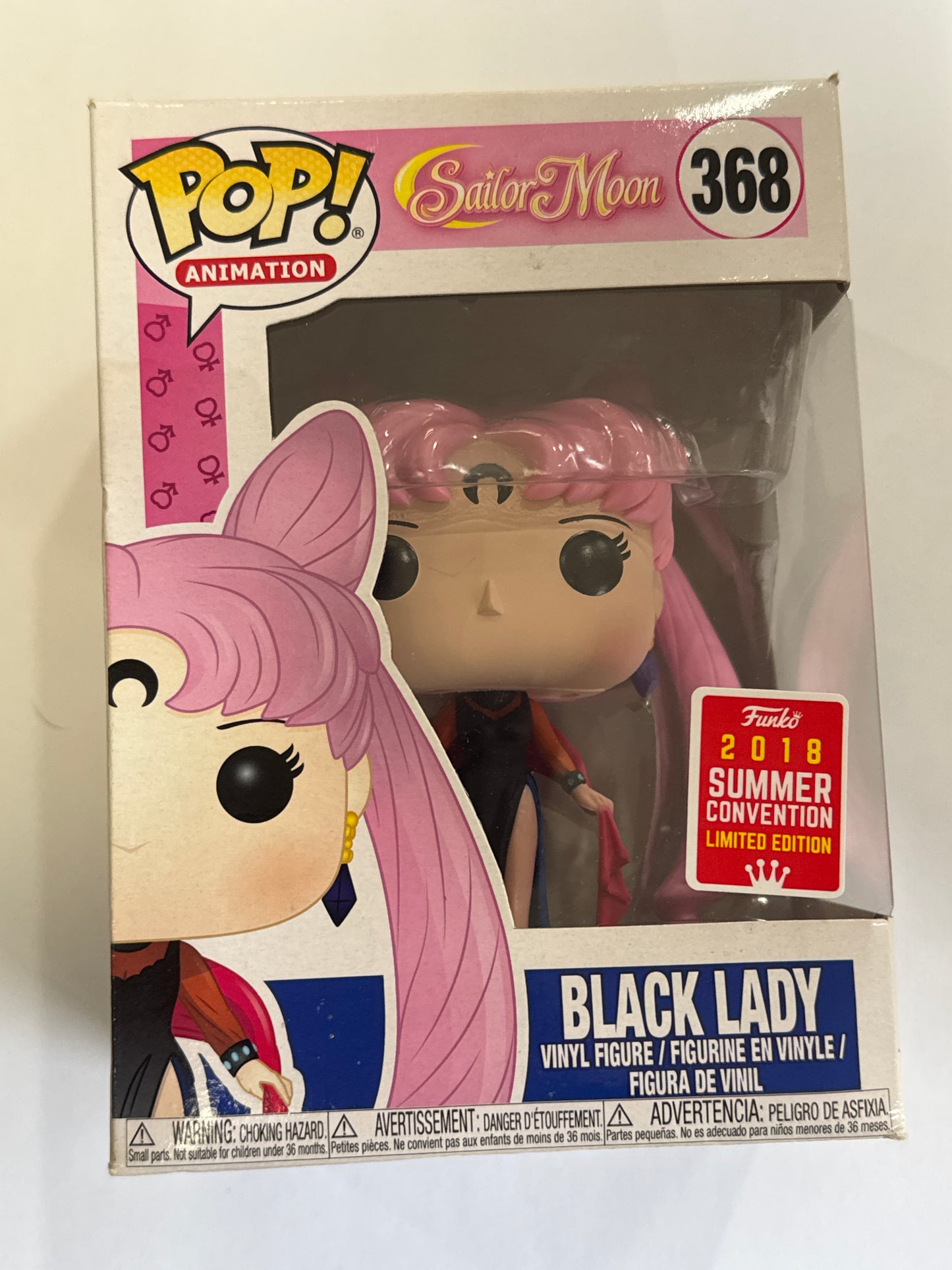Sailor Moon - Black Lady  2018 San Diego Summer Convention Exclusive POP! Vinyl #368