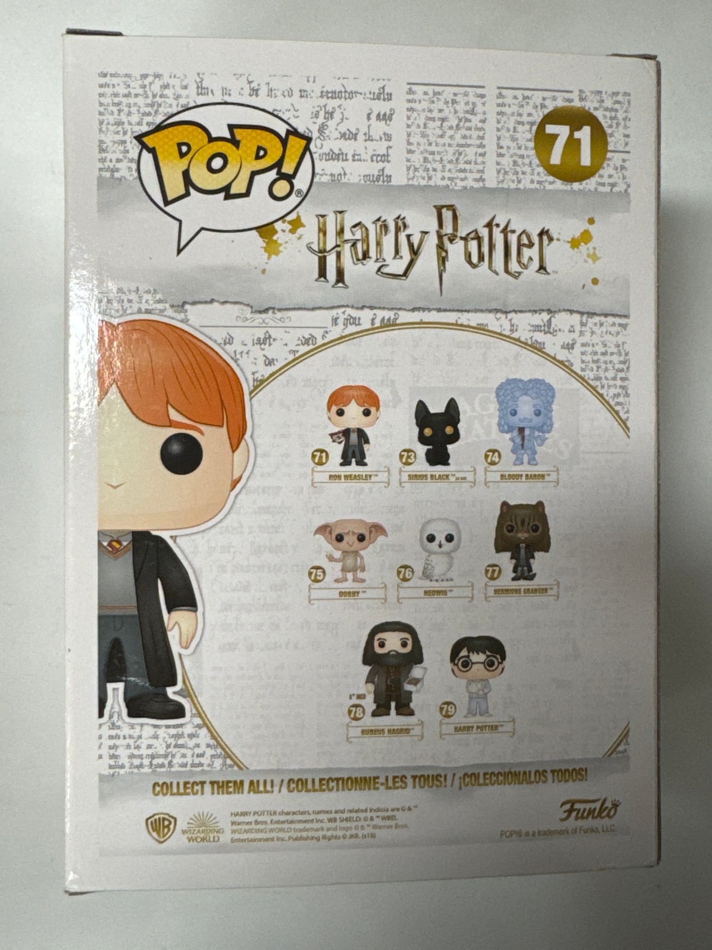 Harry Potter - Ron w/Howler Pop! Vinyl #71