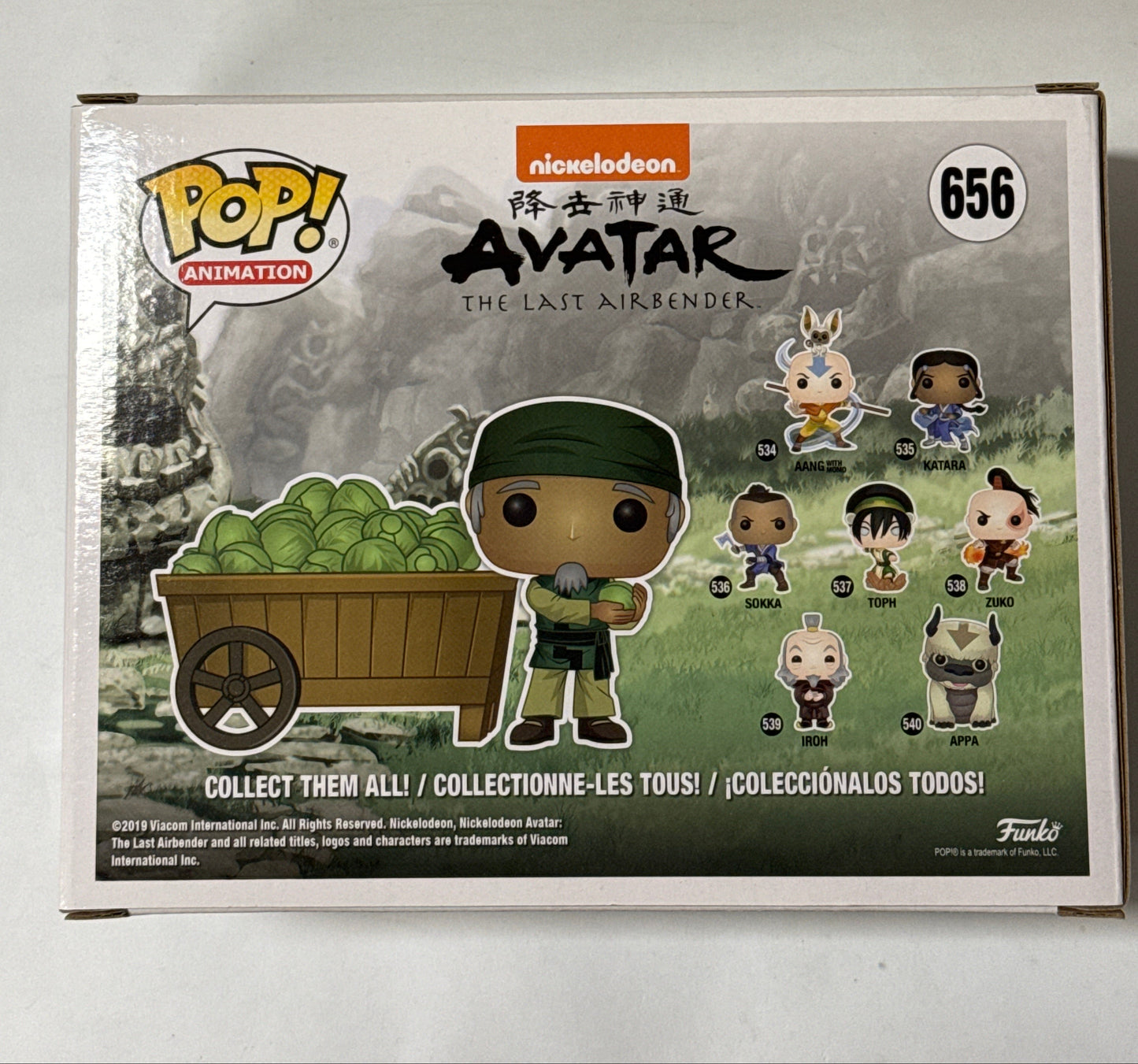 Avatar The Last Airbender - Cabbage Man & Cart NYCC 2019 US Exclusive Pop! Vinyl 2-pack