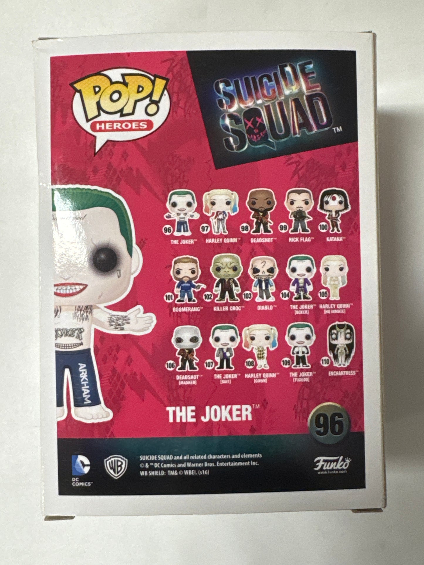 Suicide Squad (2016) - Joker Shirtless Pop! Vinyl #96